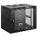 Wallmount Cabinet - 19in - 9U - Assembled - Black