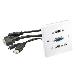 Wall Plate Vga/hdmi/USB/3.5mm Stereo