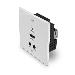 70m CAT6 Hdmi 4k60 Hdbaset Uk Wall Plate Extender