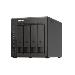 NVR - QVP-41C 8-CH 4 BAY Intel Celeron 4-core/4-thread processor burst up to 2.6 GHz 8GB