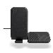 Zens Modular Bundle: Stand Main Station Wireless Charger + Single Extension Wireless Charger - Black