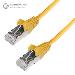 Stranded Snagless Network Cable 0.5m Rj45 CAT6a Sstp Yellow