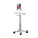Heightadjustable Rolling Secure Workstation Cart For 7-14in Tab