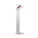 Premium Locking Floor Stand Kiosk (white)