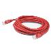 Network Patch Cable CAT6a - Rj-45 (male) To Rj-45 (male) - Stp Snagless - Red - 1m