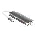 USB-c Multi Adapter - 1x USB-c (power Delivery 3.0) Male - 1x Hdmi 2x USB Type-a 1x USB Type-a (with Bc 1.2) 1x Sd 1x microsd 1x Rj45 - Silver
