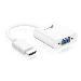 Converter Adapter - 1x Hdmi (male) 1x Vga 1x USB (micro-b) 1x 3.5 Mm (female) - White