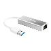 Converter Adapter - 1x USB 3.0 (male) - 1x Rj45 (female) - Silver