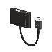 2-in-1 DisplayPort to HDMI VGA Adapter - Male to 2-Female