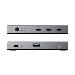 TB4H3TB interface Hub Thunderbolt 4 40000 Mbit/s Black, Grey