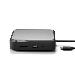 DUCH2 Notebook Dock/Port Replicator Wired USB 3.2 Gen 2 (3.1 Gen 2) Type-C Black, Grey